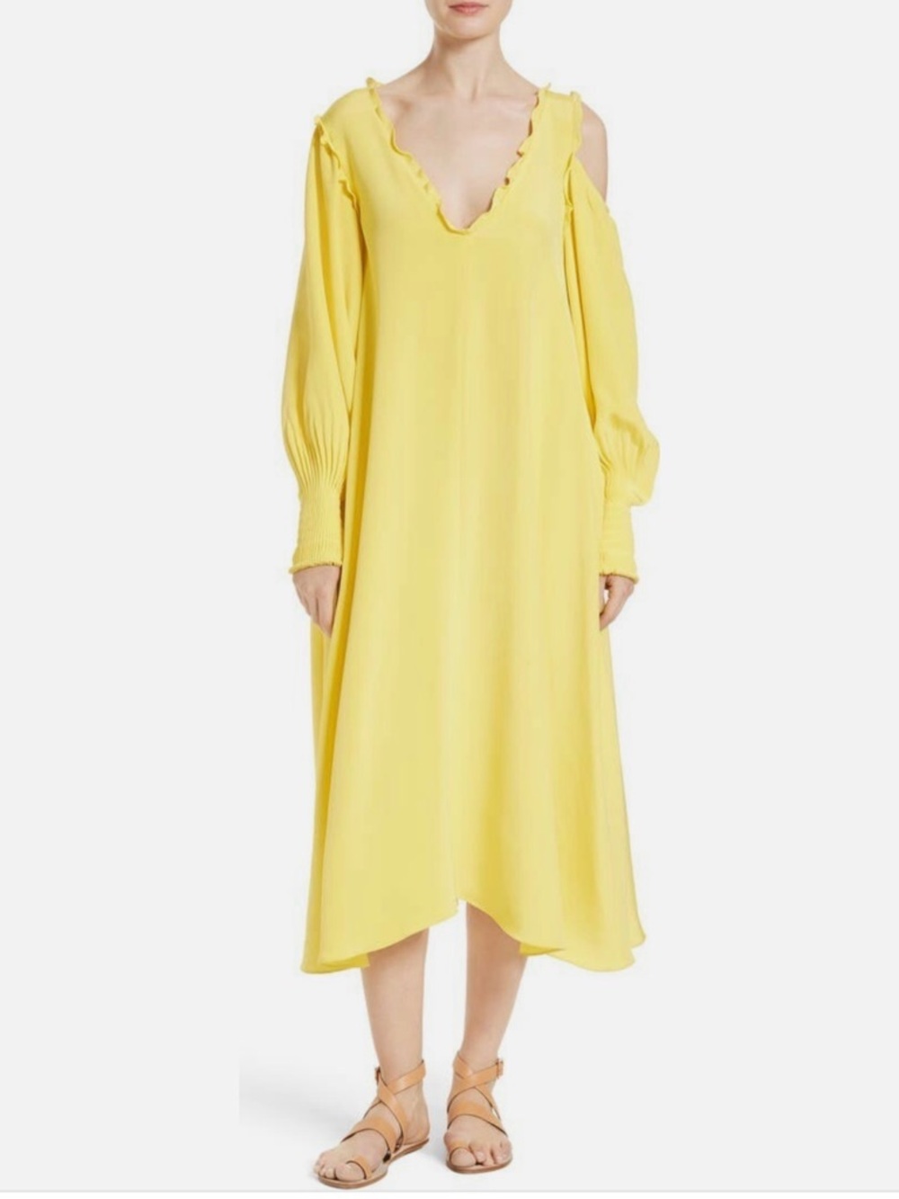 Tibi Edwardian 100% Silk Day Dress